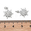 SHEGRACE Brass Clear Cubic Zirconia Pendants XGRQ3K803-534P-3