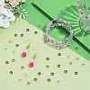 500Pcs 5 Colors Alloy Spacer FIND-PH0038-38-4