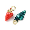 Alloy Enamel Pendants AL-CBA3844-02C-G-2