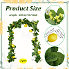 Plastic & Cloth Artificial Lemon Vine DIY-WH0504-970-2