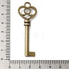 Tibetan Style Alloy Skeleton Key Big Pendants TIBEP-Q035-39AB-NR-3