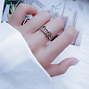 925 Sterling Silver Cuff Open Rings FS-WG6725D-01-2