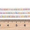Electroplate Rondelle Glass Beads Strands GL-T021-2x2.5mm-17-25-4