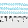 Baking Painted Transparent Glass Beads Strands DGLA-F029-J4mm-10-5