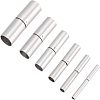 Unicraftale 6 Sets 6 Styles 304 Stainless Steel Bayonet Clasps STAS-UN0037-37-1