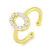 Rack Plating Brass Open Cuff Rings for Women RJEW-F162-01G-O-1