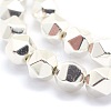 Electroplate Non-magnetic Synthetic Hematite Beads Strands G-L485-07B-S-2