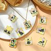 14Pcs 7 Style Alloy Enamel Pendants ENAM-CJ0005-59-6