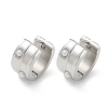 304 Stainless Steel Hoop Earrings for Women EJEW-C096-64P-2