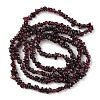 Natural Garnet Beads Strands G-G0003-B25-3