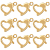 30Pcs Brass Lobster Claw Clasps KK-BBC0014-65G-1