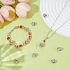 10Pcs Handmade Polymer Clay Rhinestone Beads CLAY-OC0001-13-4
