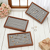 4Pcs Wood Finger Ring Organizer Display Trays ODIS-WA0001-32-4