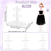 Plastic Doll Stands ODIS-WH0038-98B-2