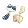 Printed Alloy Pendants ENAM-K076-45G-05-2