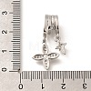 Brass Micro Pave Cubic Zirconia Pendants KK-C085-11P-3