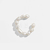 Bohemian Imitation Pearl Cuff Earrings for Women WG12A93-04-1