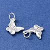 Brass Micro Pave Cubic Zirconia Pendants KK-C143-36B-S-2
