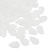 Frosted Transparent Acrylic Beads X1-OACR-P029-04B-01-2