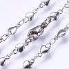 Non-Tarnish 304 Stainless Steel Chain Necklaces STAS-P164-10P-2