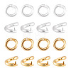 20Pcs 2 Colors Brass Open Jump Rings KK-TA0008-83-2