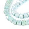 Anti-Tarnish Electroplate Glass Beads Strands GLAA-T025-4mm-10B-3