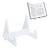 Assembled Tabletop Acrylic Bookshelf Stand AJEW-WH0329-04B-1