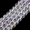 Transparent Glass Beads Strands GLAA-Q107-02A-01-1