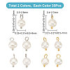 70Pcs 2 Colors Natural Cultured Freshwater Pearl Charms FIND-CN0001-42-2