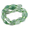 Natural Green Quartz Beads Strands G-G453-C05-8x13mm-3