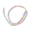 Rainbow Color Dyed Natural Freshwater Shell Beads Strands X1-SHEL-G018-02D-2