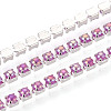 Iron & ABS Imitation Pearl Cup Chains CH-T007-01A-06-1