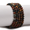 Natural Ocean Jasper Beads Strands G-F668-26-4mm-5