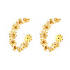 304 Stainless Steel Half Hoop Earrings for Women WG15C72-01-1