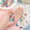 DIY Butterfly Pendant Making Kits DIY-SC0014-17-3