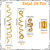 39Pcs Zinc Alloy Dreadlocks Beads FIND-PA0001-83-2