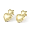 Brass Stud Earrings for Women EJEW-O013-01G-1