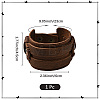1Pc Cowhide Cord Wide Cord Bracelets BJEW-CL0001-07B-2