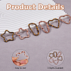 12Pcs 6 Styles Alloy Spring Gate Rings FIND-HS0002-71-4