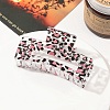 Rectangle Printed Plastic Claw Hair Clips PW-WG4034F-01-1