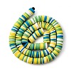Handmade Polymer Clay Beads Strands CLAY-R089-8mm-T019-7