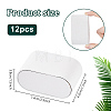 Imitation Leather Bracelet Watch Pillow Jewelry Displays BDIS-WH0016-03A-2