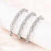 6MM 304 Stainless Twisted Rope Chain Necklaces SA-CBA725A-24P-3