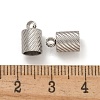 Tarnish Resistant 304 Stainless Steel Cord Ends STAS-Z084-07P-01B-3