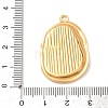 Printed 304 Stainless Steel Enamel Pendants SA-CBAB1B6-03G-01-3