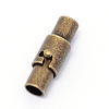 Brass Magnetic Clasps STAS-WH0038-07AB-1