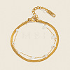 European 304 stainless Steel Multi-Layer Bracelets ZZ1127-1