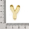 Brass Slide Charms KK-Z163-01G-Y-3