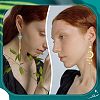 20Pcs 2 Colors 304 Stainless Steel Stud Earrings Findings STAS-UN0036-78-5