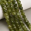 Faceted Dyed Natural White Jade Beads Strands GG-CBAE966-01B-I-1